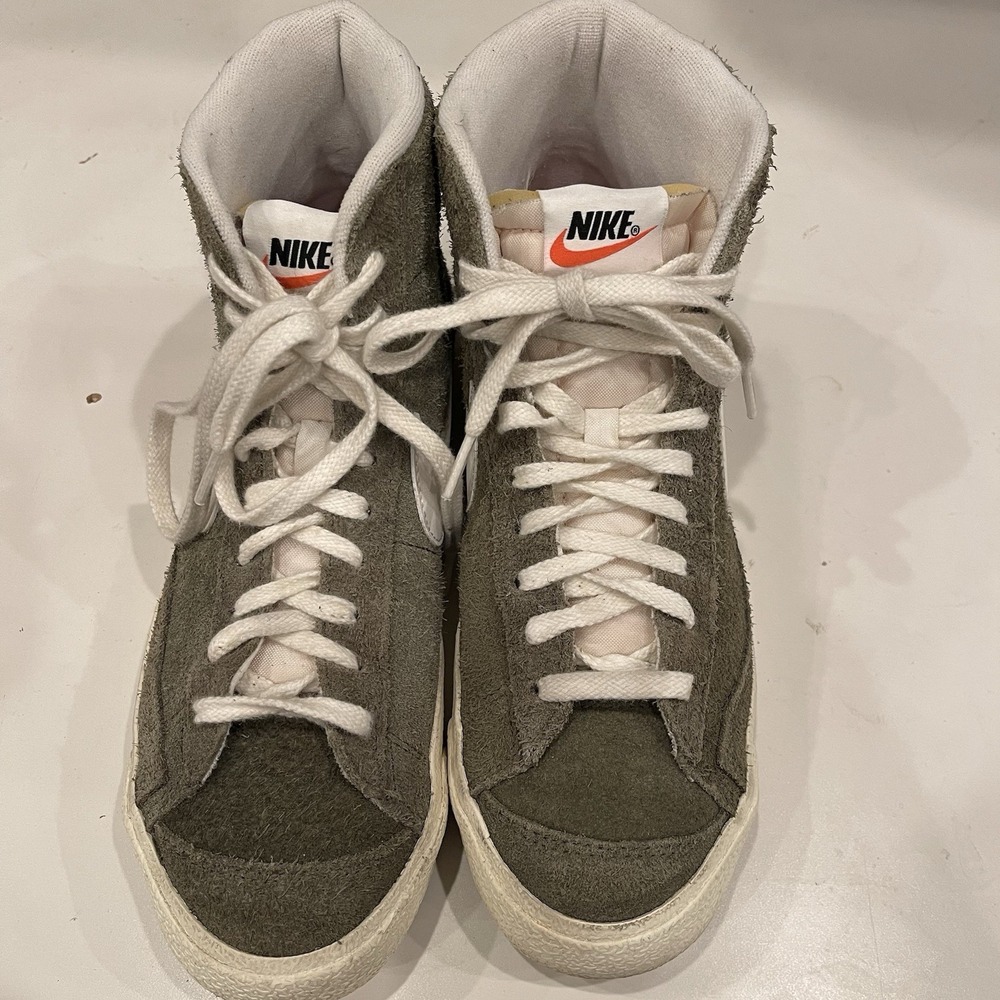 Nike Blazer Mid '77 Vintage Olive Green Hairy Suede High‎ Top [Insert Size] Rare